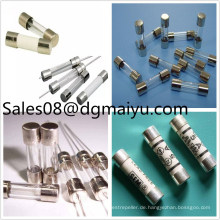 6*30 1A 2A 3A 5A 6A 10A 15A 20A 25A Glassicherung